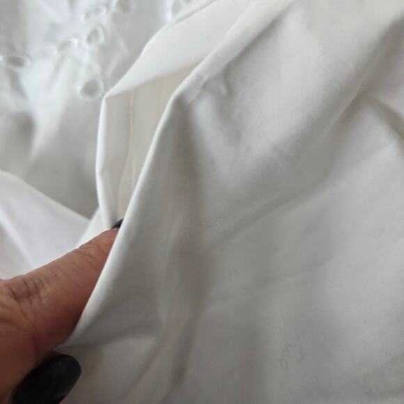 Madewell Embroidered Tank Midi Dress in Poplin Size 4 NWT - Picture 7 of 8